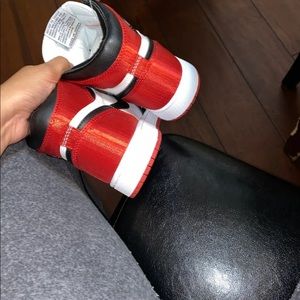 Satin Black Toe Retro Jordan 1